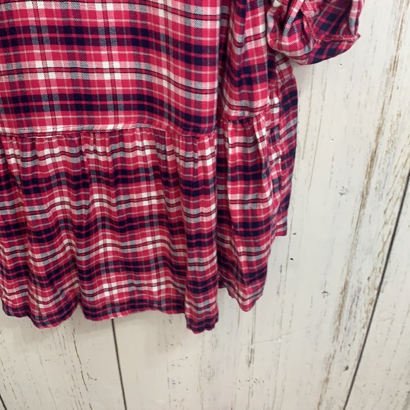 NWT Lane Bryant Ruffled Hem Flannel - Picture 12 of 13
